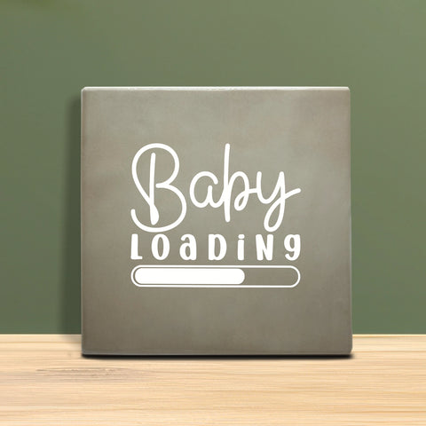 Spruchfliesen 10x10cm - Baby loading.