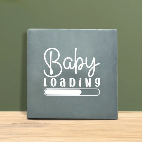Spruchfliesen 10x10cm - Baby loading.