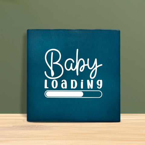 Spruchfliesen 10x10cm - Baby loading.