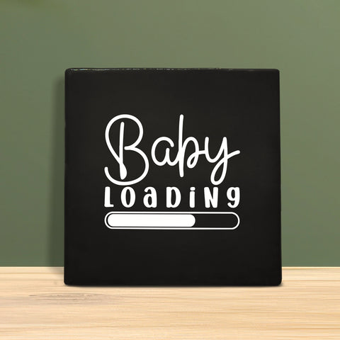 Spruchfliesen 10x10cm - Baby loading.