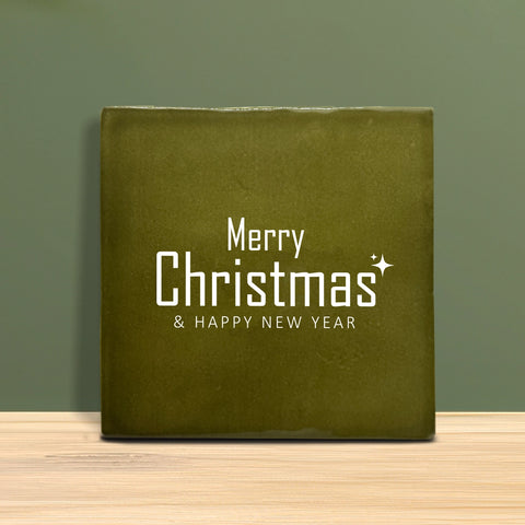 Weihnachtsfliesen 10x10 cm – Tannenbaum Motiv