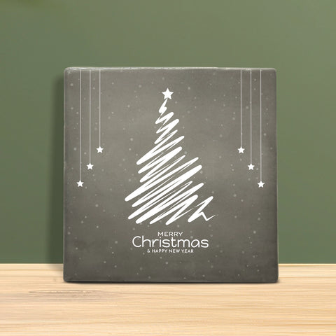 Weihnachtsfliesen 10x10 cm – Tannenbaum Motiv
