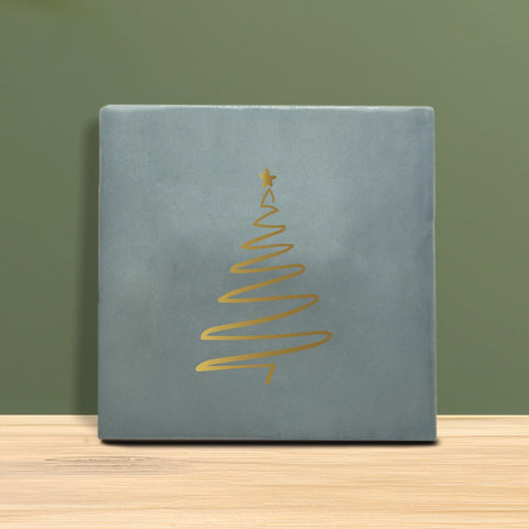 Weihnachtsfliesen 10x10 cm – Tannenbaum Motiv