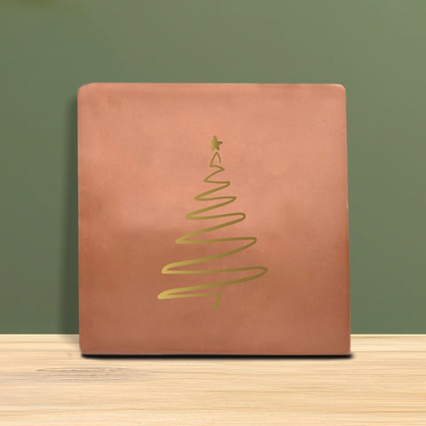 Weihnachtsfliesen 10x10 cm – Tannenbaum Motiv