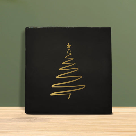 Weihnachtsfliesen 10x10 cm – Tannenbaum Motiv